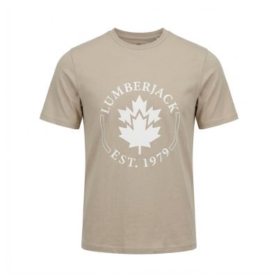 MEN LUMBERJACK TEE EST 1979 BIG LOGO CAMEL